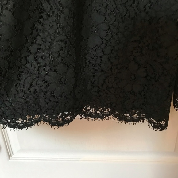 Joie Lace Mock-Neck Top - Picture 9 of 12